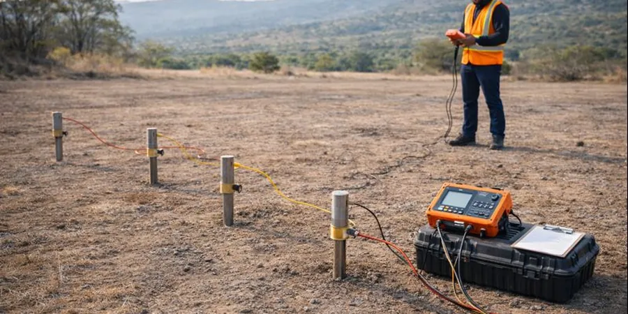 Illustrative image of Electrical resistivity / VES (Vertical Electrical Sounding) in Bradford
